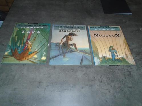 BDs - Les TERRES CREUSES (SCHUITEN), Boeken, Stripverhalen, Zo goed als nieuw, Complete serie of reeks, Ophalen of Verzenden