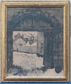 ISIDOOR OPSOMER  " Ingang Liers begijnhof", Antiek en Kunst, Ophalen of Verzenden