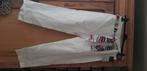 Witte linnen broek M 42, Kleding | Dames, Wit, SIXTH SENSE, Maat 42/44 (L), Nieuw