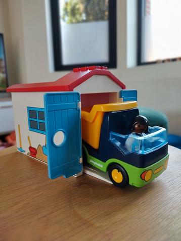 Playmobil garage met werkman