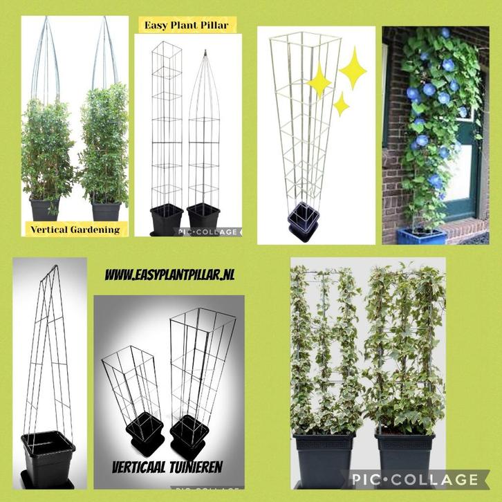 Plantenrekken voor plantenpotten en bloembakken plantensteun, Tuin en Terras, Bloembakken en Plantenbakken, Nieuw, Metaal, Binnen