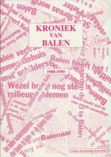 (g238) Kroniek van Balen 1980-1989 beschikbaar voor biedingen