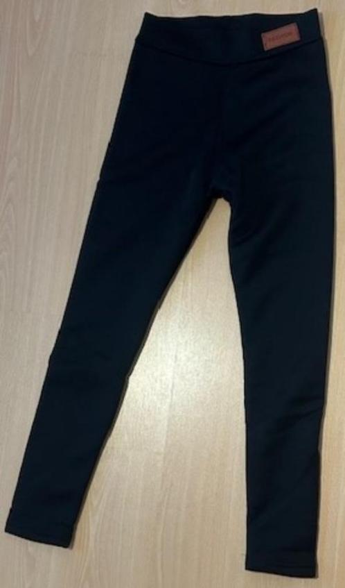 Nieuwe, zwarte thermolegging met bontvoering (XXS/158), Kleding | Dames, Broeken en Pantalons, Nieuw, Maat 34 (XS) of kleiner