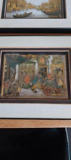 4 kaders Anton Pieck, Antiek en Kunst, Kunst | Schilderijen | Klassiek, Ophalen