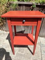 Ikea rood nachtkastje, Huis en Inrichting, Ophalen, Gebruikt, Hout, 70 cm of meer
