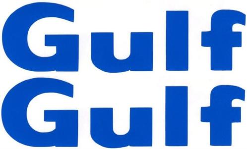 Gulf sticker set #3, Motoren, Accessoires | Stickers, Verzenden