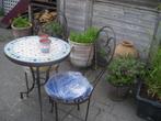 Table en carrelage, table de jardin, table confortable, Antiquités & Art, Enlèvement