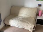 Canapé convertible, Huis en Inrichting, Slaapkamer | Slaapbanken, Ophalen, Gebruikt, Tweepersoons, Crème