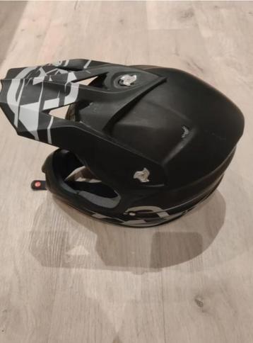 Acerbis Crosshelm zwart small 55-56cm + Crossbril scott, Autres marques, Seconde main, Casque off road, Enlèvement