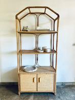 Vintage rotan rek, Huis en Inrichting, Ophalen, Zo goed als nieuw