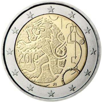 2 euros Finlande 2010 UNC 150e anniversaire de la monnaie fi
