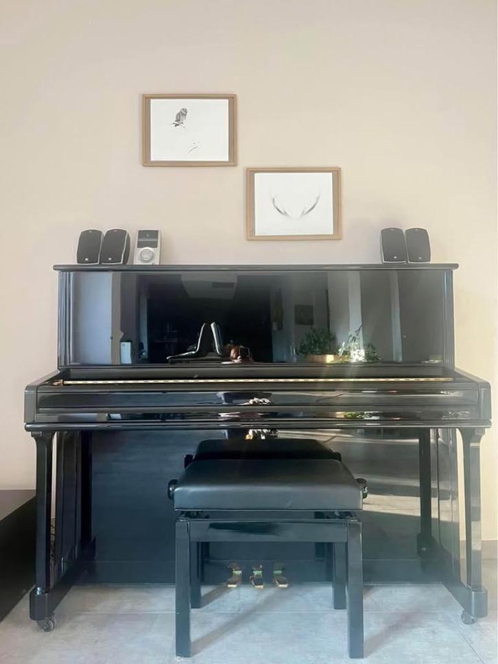 Prachtige Samick JS 121 piano in uitstekende staat., Muziek en Instrumenten, Piano's, Zo goed als nieuw, Piano, Zwart, Hoogglans