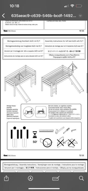 Kinderbed/ stapelbed  beschikbaar voor biedingen