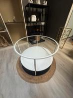 Glazen tafel, Huis en Inrichting, Woonaccessoires | Etagères, Ophalen, Zo goed als nieuw