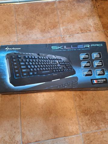 Clavier gamer Sharkoon Skiller Pro – rétroéclairé beschikbaar voor biedingen