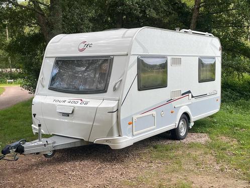 Caravan TEC, Caravans en Kamperen, Caravans, Particulier, tot en met 4, T.E.C., Vast bed, 5 tot 6 meter, Fietsenrek, Hordeur, Kachel