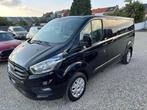 Ford Transit Custom 2.0 TDCi L2H2 Limited* CAMÉRA * CLIM *, Stof, Gebruikt, Zwart, Diesel