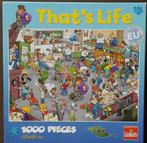 PUZZEL " That's Life", Hobby en Vrije tijd, Denksport en Puzzels, Ophalen, 500 t/m 1500 stukjes, Gebruikt, Legpuzzel