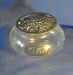 boite a bijoux ou pour pot pourri verre et metal, Enlèvement ou Envoi