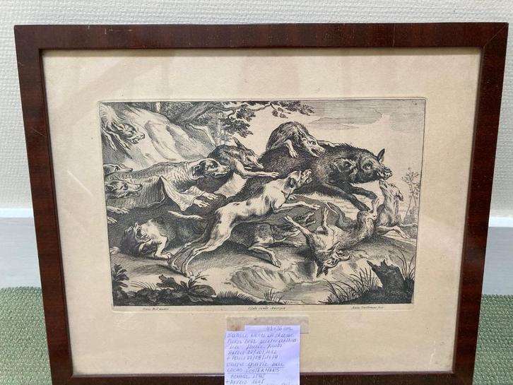 Estampe, Antiek en Kunst, Kunst | Schilderijen | Klassiek, Ophalen