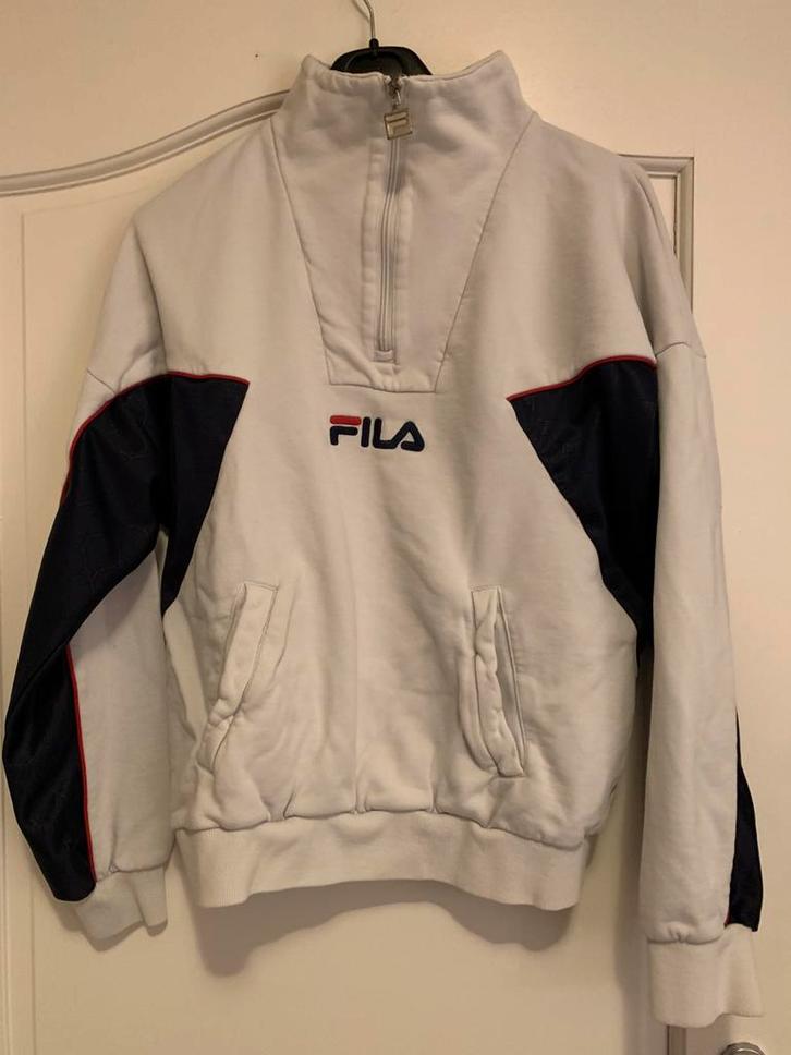 Fila Trui (M), Kleding | Heren, Truien en Vesten, Zo goed als nieuw, Maat 48/50 (M), Wit, Ophalen of Verzenden