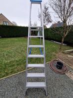 trapladder Solide 7 treden, Doe-het-zelf en Bouw, Nieuw, Ladder, Ophalen of Verzenden