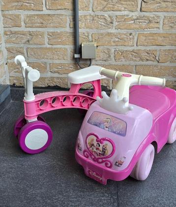 Schattig Disney loopauto met Loopfiets Lena!!, Enlèvement, Utilisé, Vélo d'équilibre