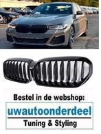 Grill Nieren Enkele Spijl Zwart Voor Bmw 5 Serie G30 F31 LCI, Verzenden