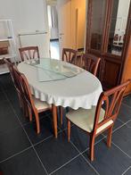 Eetplaats - compleet zo goed als nieuw, Huis en Inrichting, Ophalen, Zo goed als nieuw, 4 tot 6 stoelen