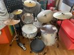 Batterie Pearl Export gris argenté (pad RealFeel offert), Muziek en Instrumenten, Drumstellen en Slagwerk, Ophalen, Gebruikt, Pearl