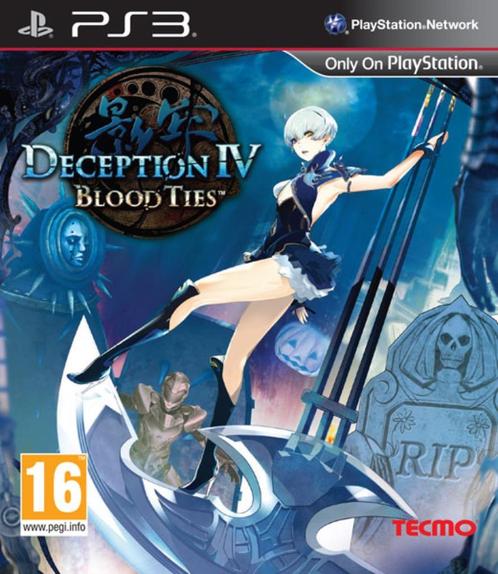 Deception IV (4) Blood Ties, Consoles de jeu & Jeux vidéo, Jeux | Sony PlayStation 3, Comme neuf, Stratégie et Construction, 1 joueur