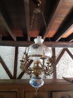 Klassieke Luchter 4 stuks, Huis en Inrichting, Lampen | Kroonluchters, Ophalen, Gebruikt, Glas, Rustiek