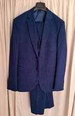 3-Delig Heren Kostuum Pomandi Blauw, Kleding | Heren, Kostuums en vesten, Ophalen, Zo goed als nieuw, Maat 52/54 (L), Blauw