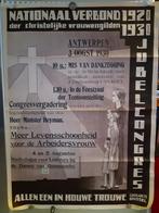 Origineel Affiche Christelijke Vrouwengilde Art Deco, Verzamelen, Verzenden, A1 t/m A3, Reclame, Rechthoekig Staand