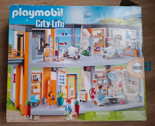 Playmobil ziekenhuis 3 verdiepen, Kinderen en Baby's, Speelgoed | Playmobil, Zo goed als nieuw, Complete set, Ophalen of Verzenden
