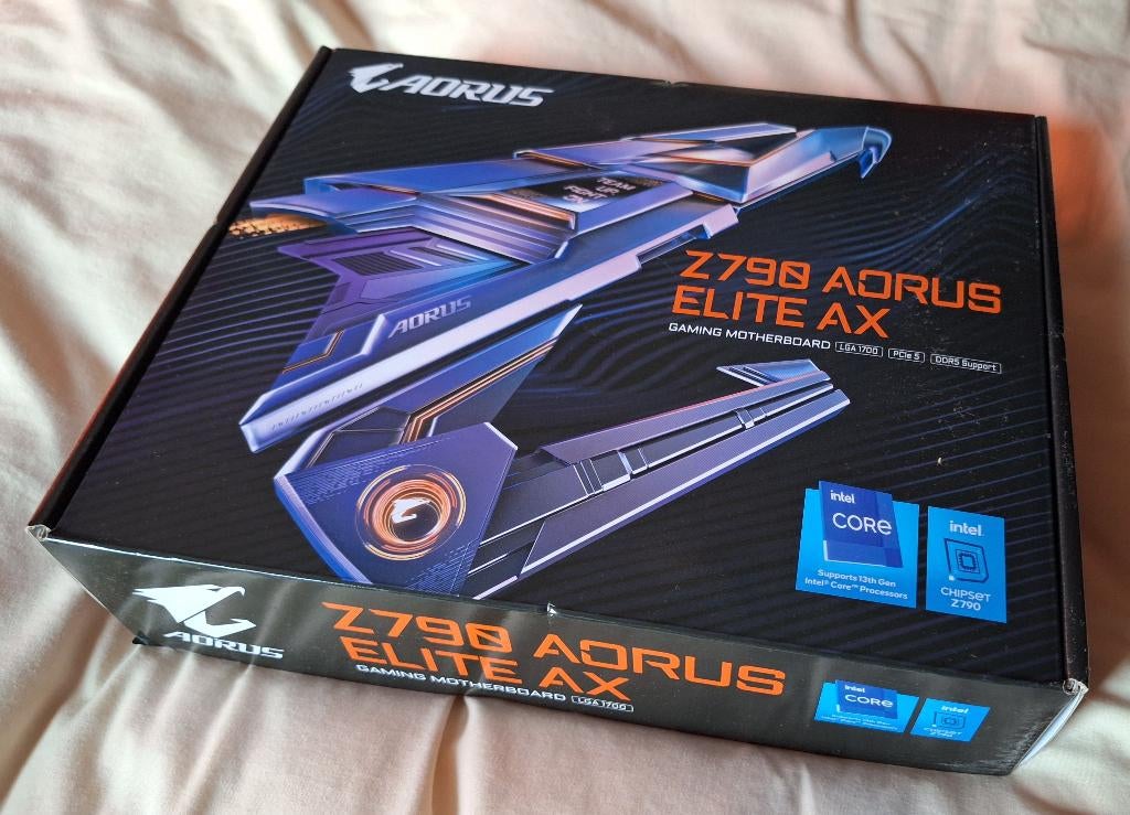 Moederbord - Z790 AORUS ELITE AX Gaming, Computers en Software, Moederborden, Nieuw, Intel, DDR5, Ophalen