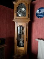 Eiken Staande klok met tinnen binnenwerk, Antiek en Kunst, Ophalen