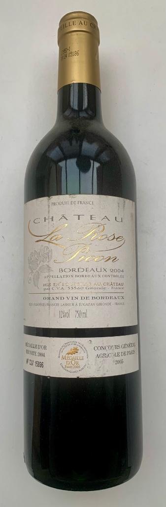 Oude wijn - 2005 - Château La Rose Picon - Bordeaux, Collections, Vins, Vin rouge, Enlèvement ou Envoi