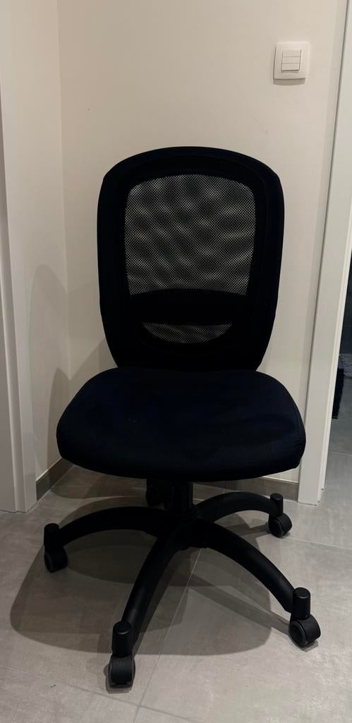 Bureaustoel zwart, Enlèvement, Comme neuf, Noir, Chaise de bureau