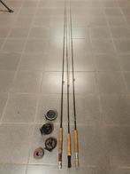 Vliegvishengels. 1xtrycast 6/8 290cm2xorvis 5 280 4/240cm, Ophalen, Zo goed als nieuw