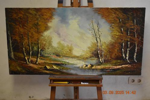 N.VERHEYDEN schilderij landschap groot prachtig schilderij, Antiek en Kunst, Kunst | Schilderijen | Klassiek, Ophalen