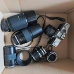 Minolta SRT100X + 5 objectifs, Audio, Tv en Foto, Fotocamera's Analoog, Ophalen, Gebruikt, Spiegelreflex, Minolta