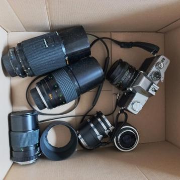 Minolta SRT100X + 5 objectifs  beschikbaar voor biedingen