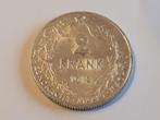 2 frank, Postzegels en Munten, Ophalen of Verzenden, Zilver, Zilver