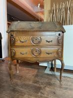 Secrétaire ancien en bois sculpté – style Louis XV, Ophalen, Zo goed als nieuw