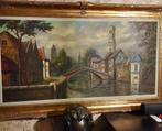 Zeer mooi schilderij van Brugge R.S Dupont, Ophalen