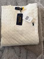 Ralph Lauren Cable Knit Sweater White Brand New with Tags, Neuf, Enlèvement ou Envoi, Ralph Lauren, Blanc