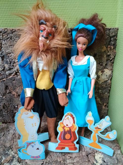 Disney Belle en het beest  (Matell 1991), Verzamelen, Disney, Zo goed als nieuw, Beeldje of Figuurtje, Assepoester of Belle, Ophalen of Verzenden
