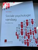 Sociale psychologie vandaag, Ophalen of Verzenden, Zo goed als nieuw, Hogeschool