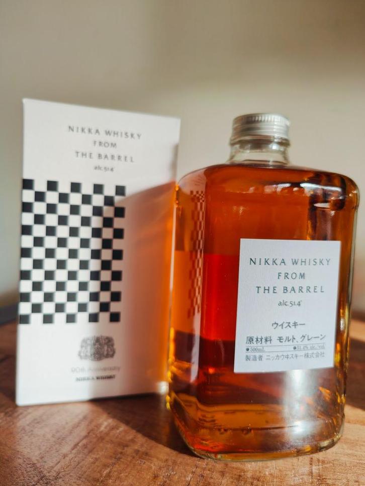 Nikka From the Barrel - Édition 90e anniversaire 500 ml 51,4, Collections, Vins, Neuf, Autres types, Autres régions, Pleine, Enlèvement ou Envoi